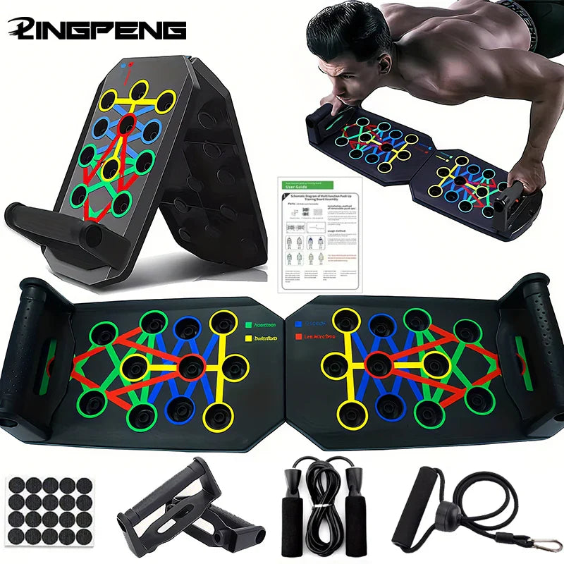 Foldable Power Push-Up Set